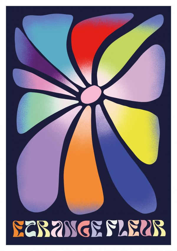 Affiche ÉTRANGE FLEUR - A5