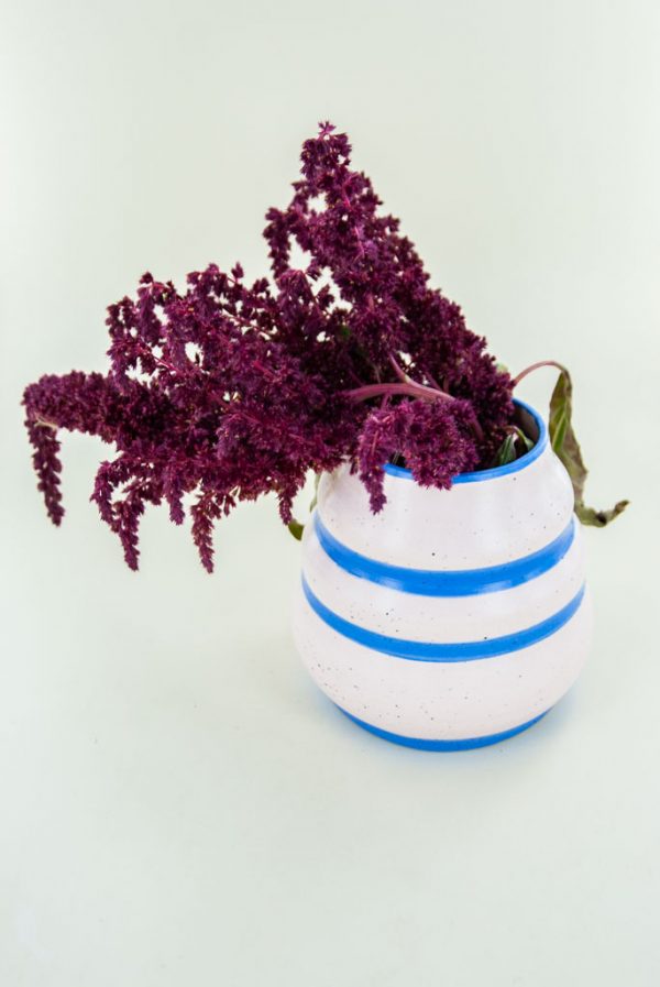 Mega vase rose poudré & bleu END OF SUMMER – Image 2