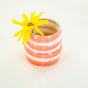 Vase rose poudré & corail END OF SUMMER
