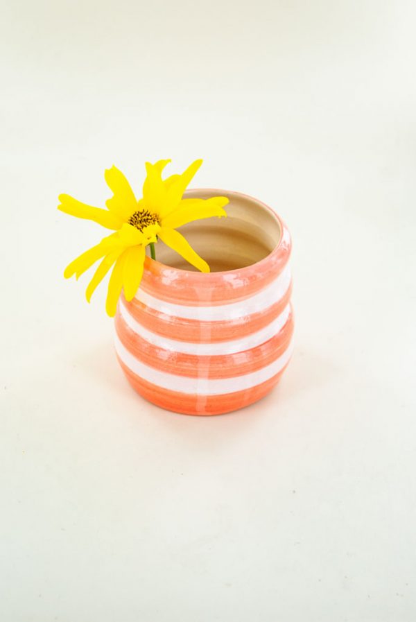 Vase rose poudré & corail END OF SUMMER