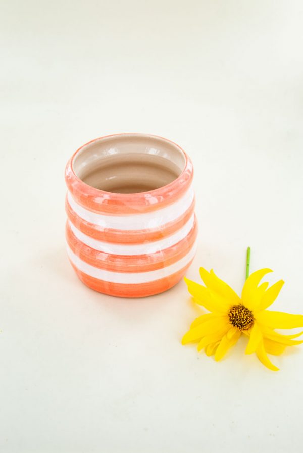 Vase rose poudré & corail END OF SUMMER – Image 2