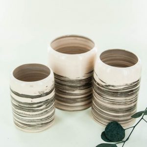Vase terre mêlée