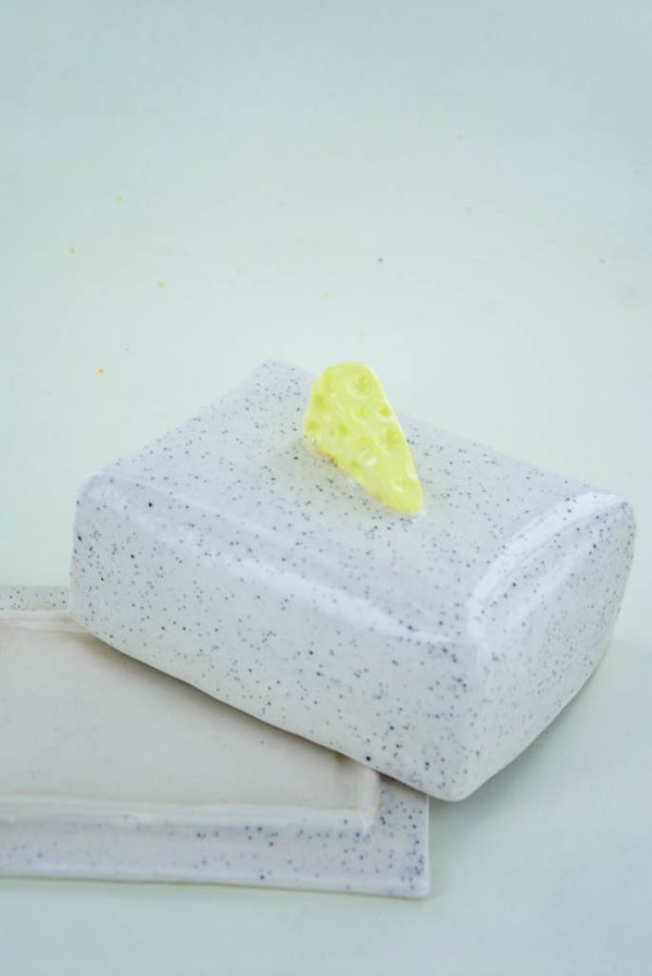 Beurrier céramique Fromage