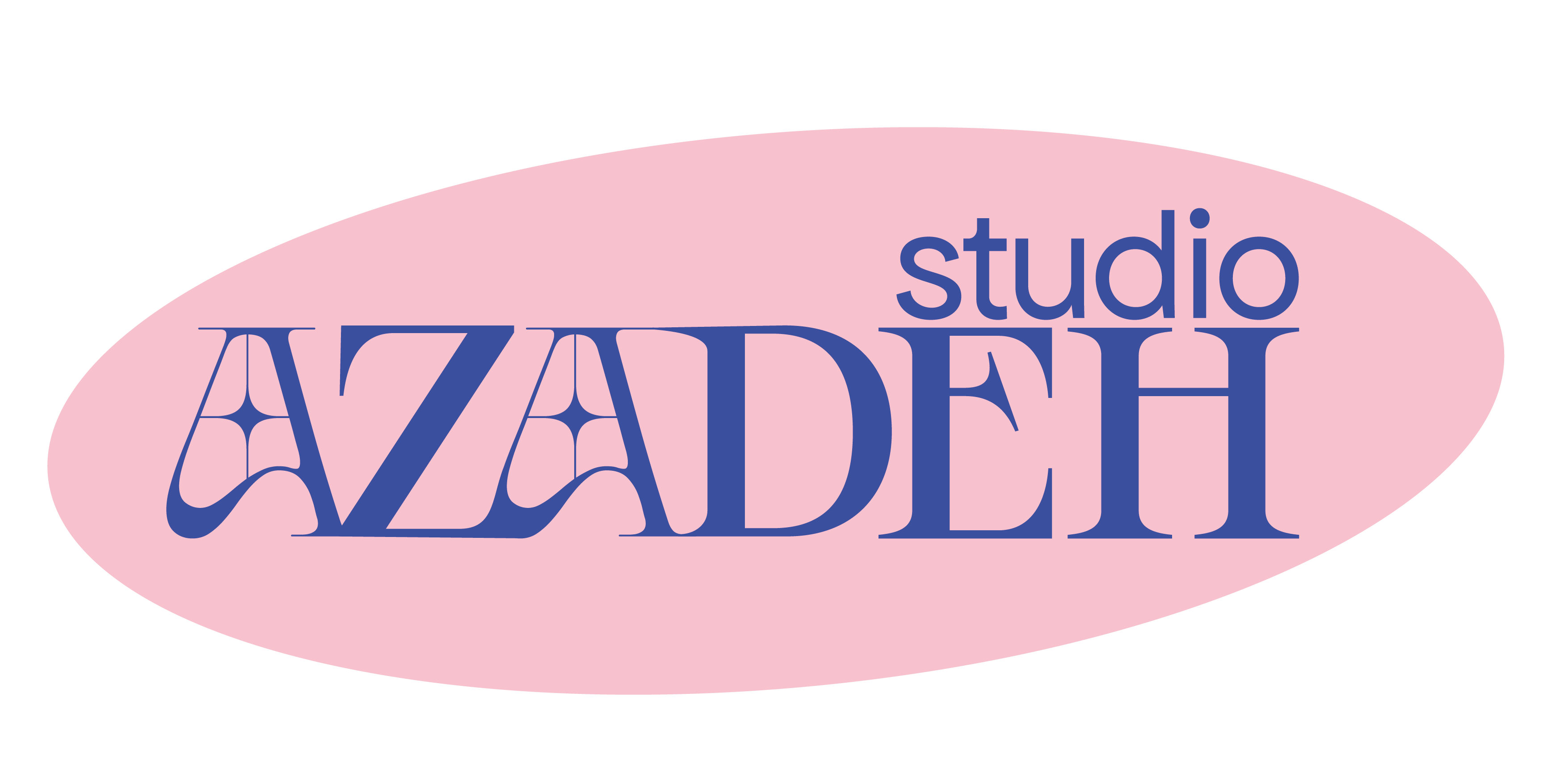 Logo studio azadeh - studio céramique, graphisme, photographie