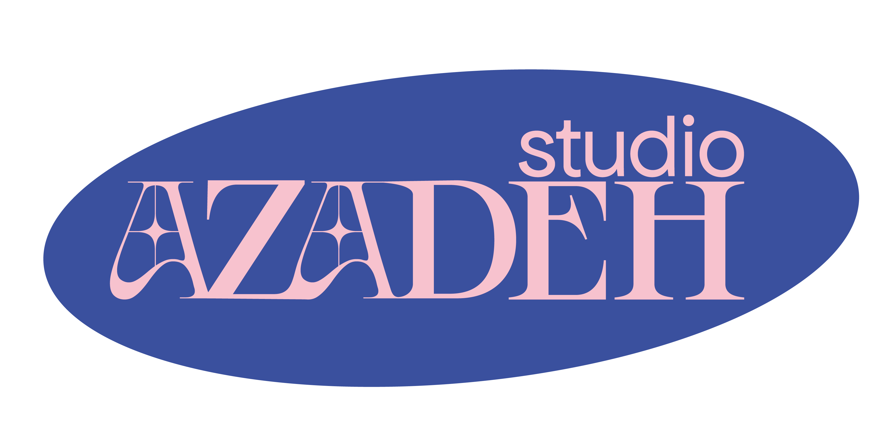 Logo studio azadeh - studio céramique, graphisme, photographie