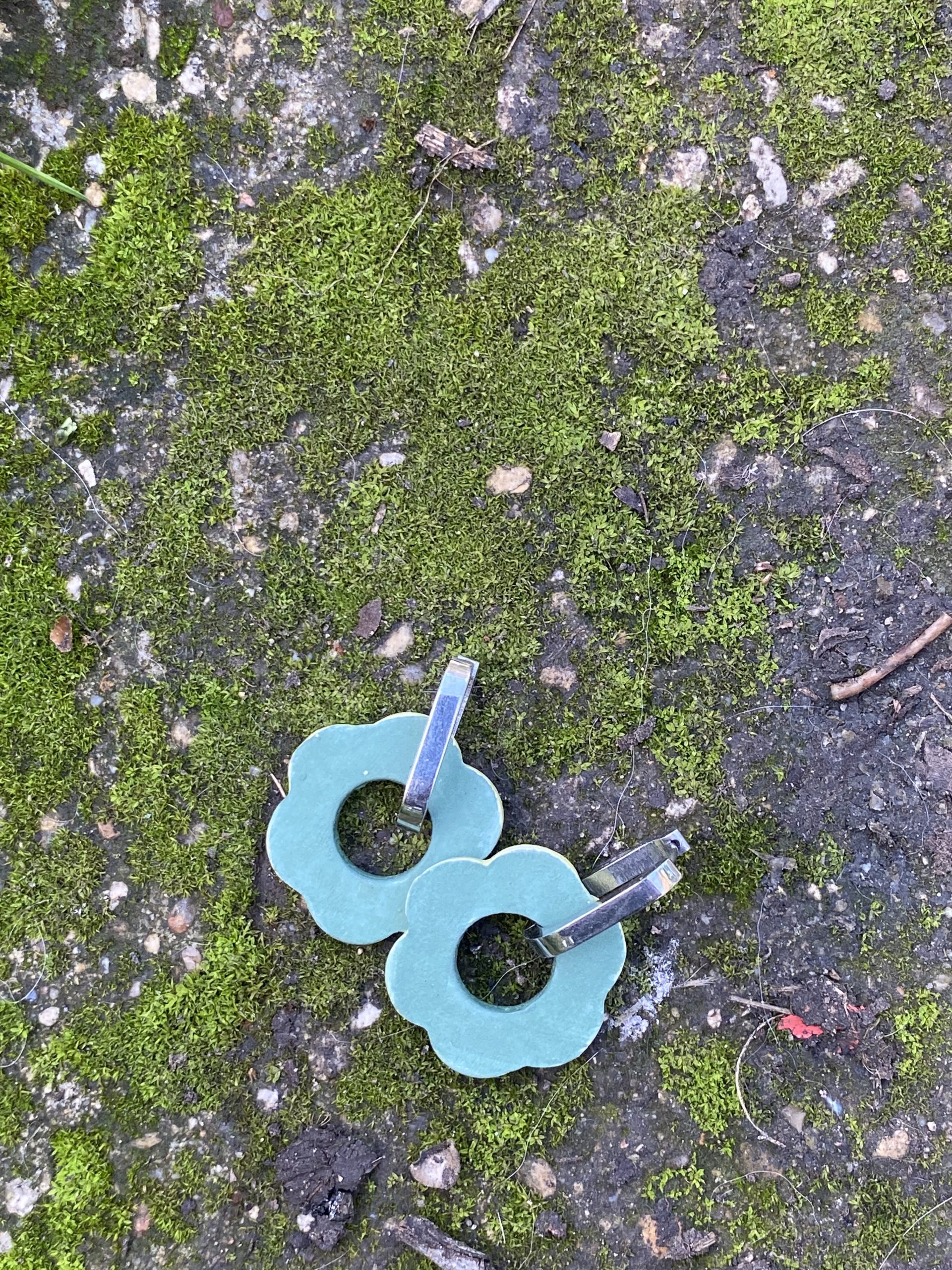 Boucles d'oreilles en porcelaine - réversible – Image 4