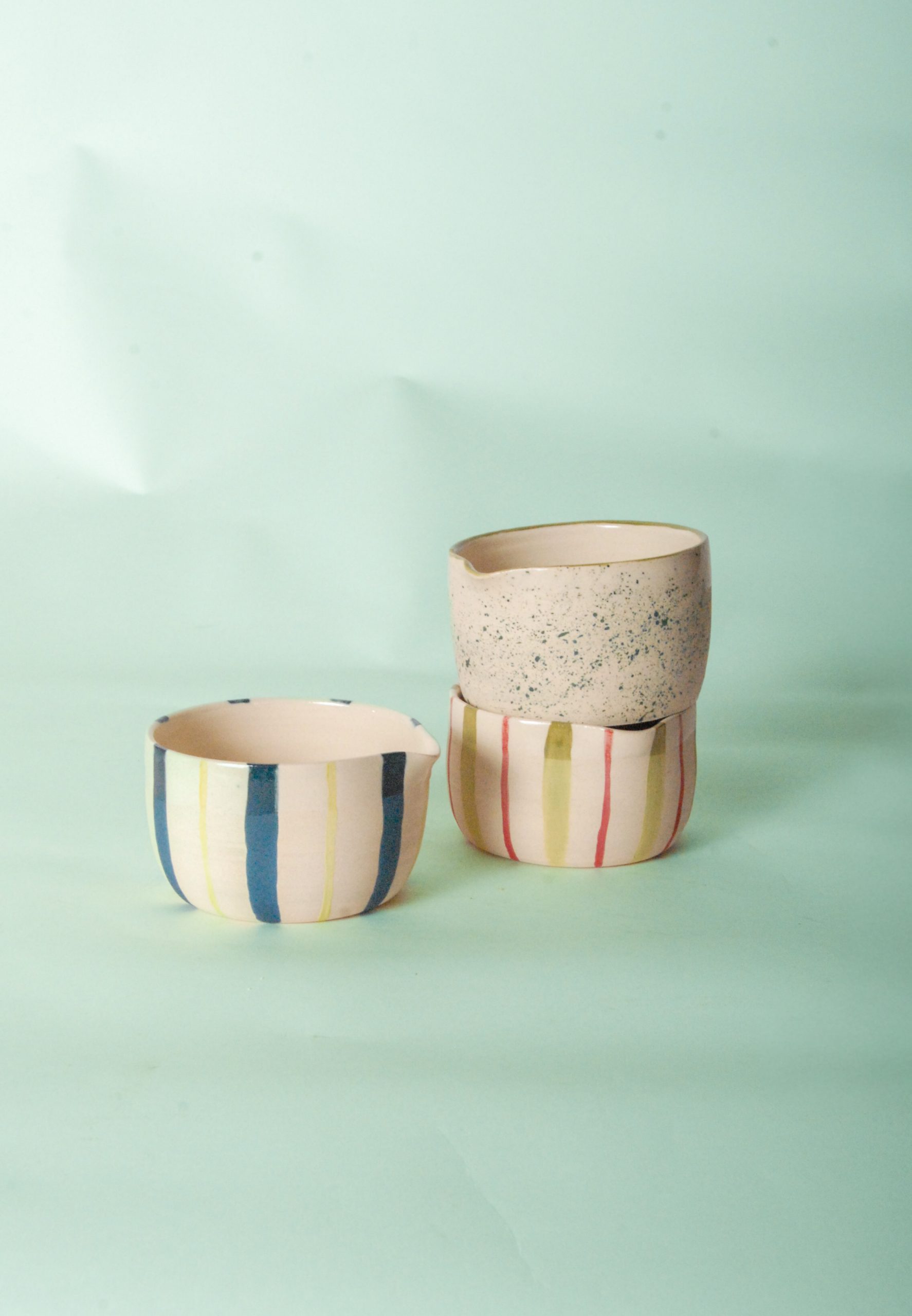 Petit bol à bec verseur pour préparation du matcha / bol à matcha